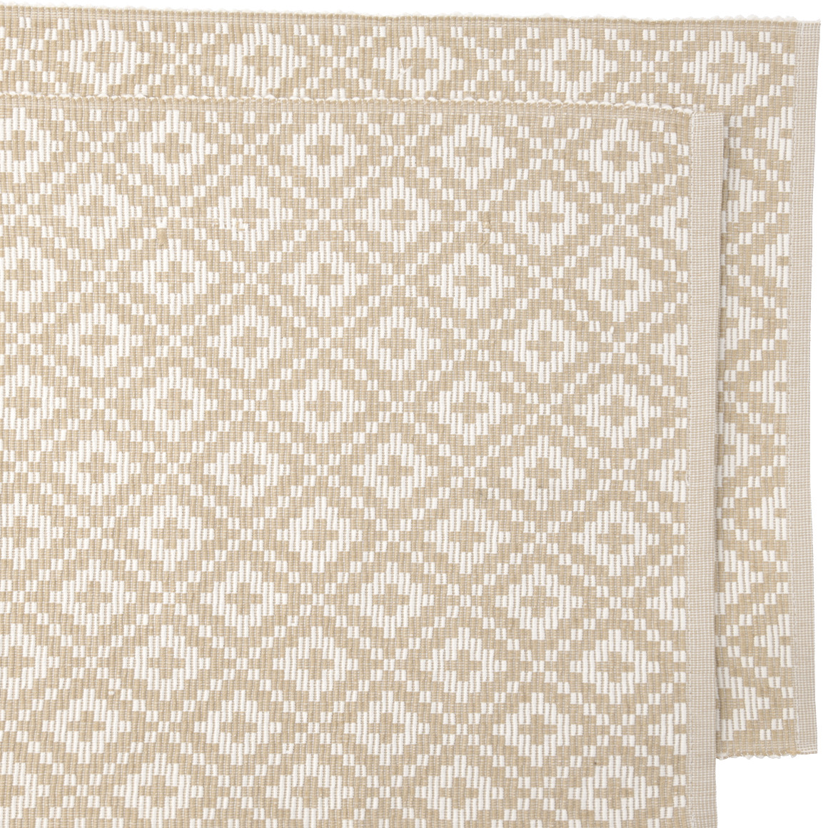 2 placemats met ribstructuur