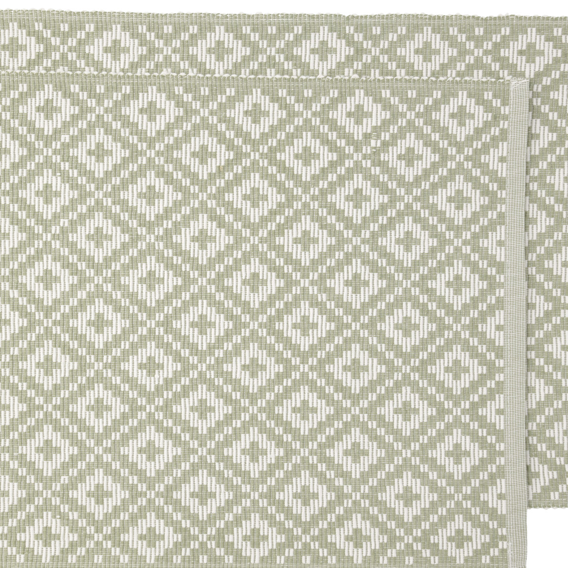 2 placemats met ribstructuur