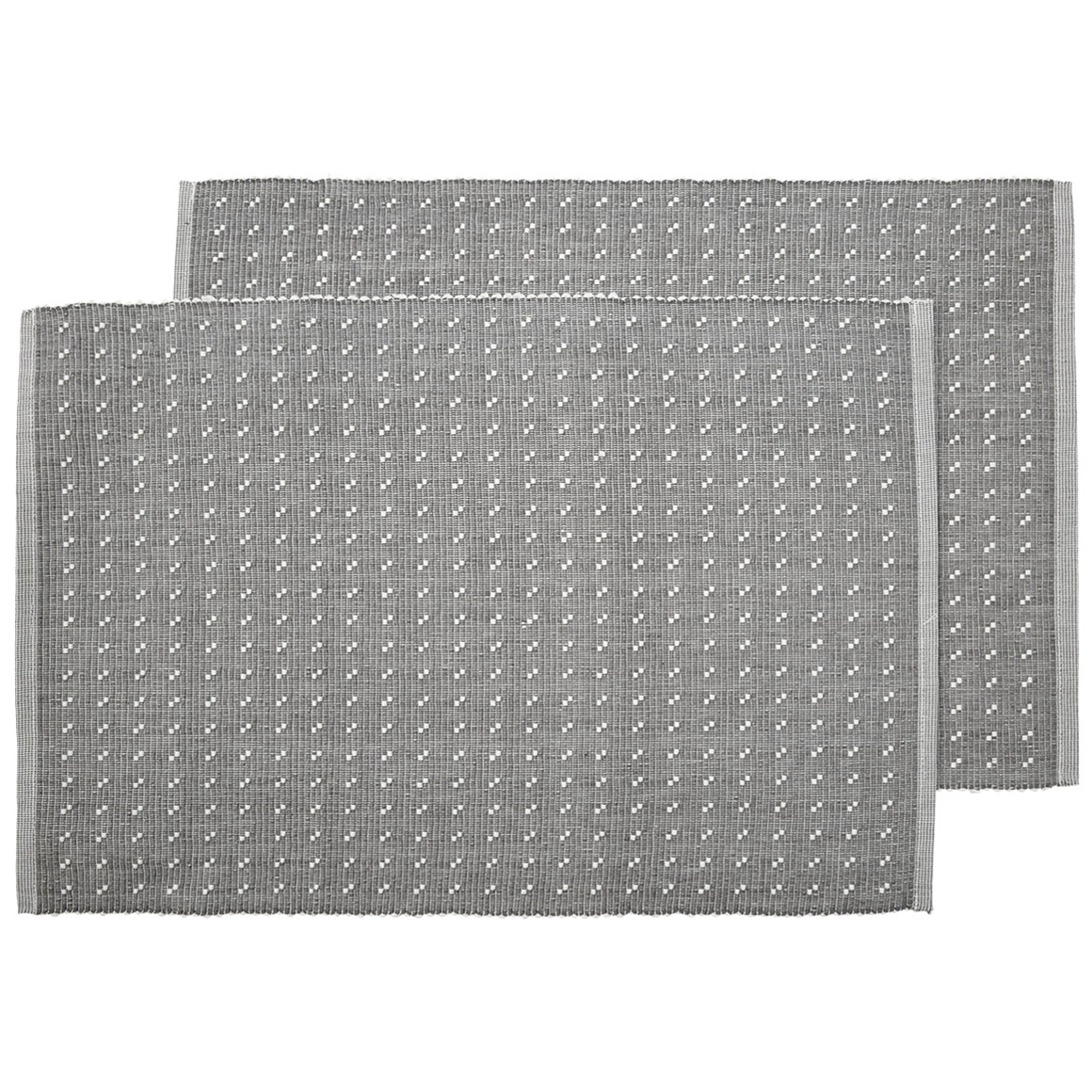 2 Platzsets mit Allover-Muster