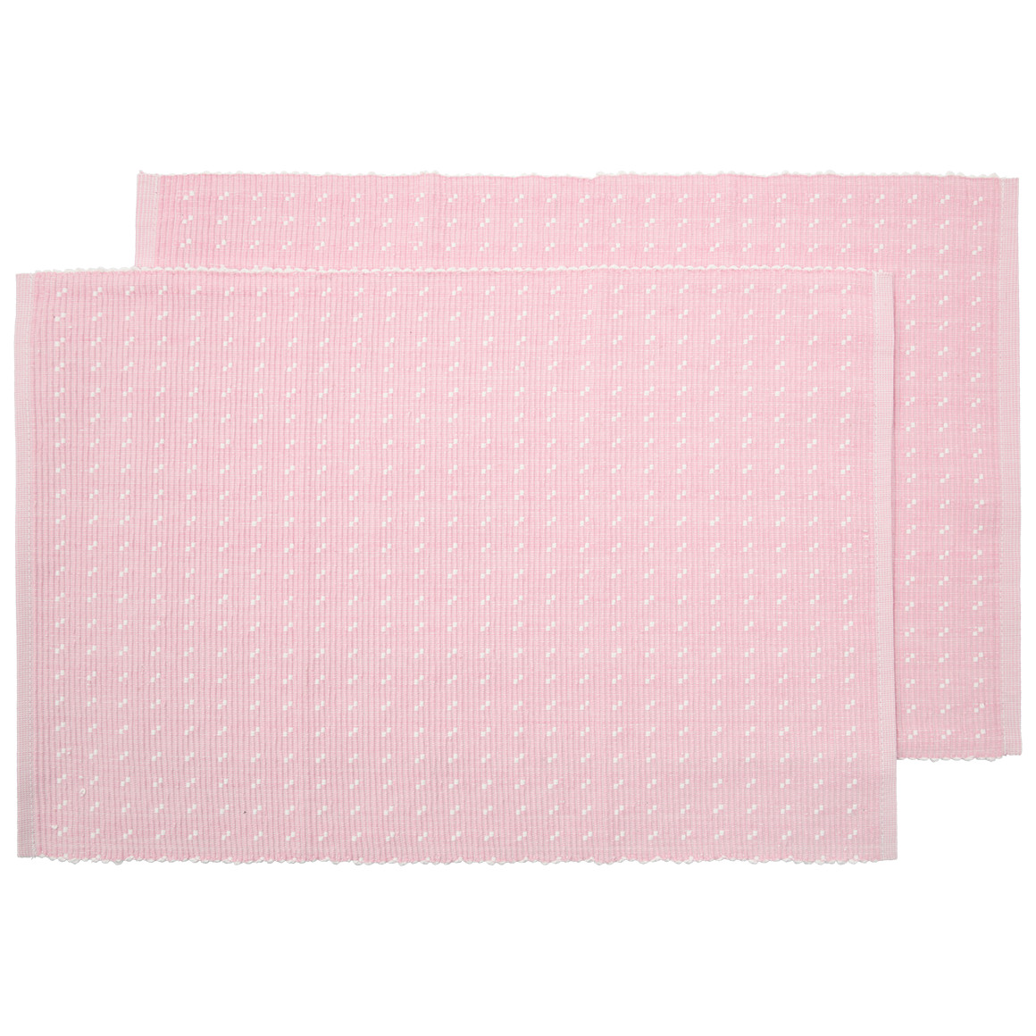 2 placemats met all-over patroon