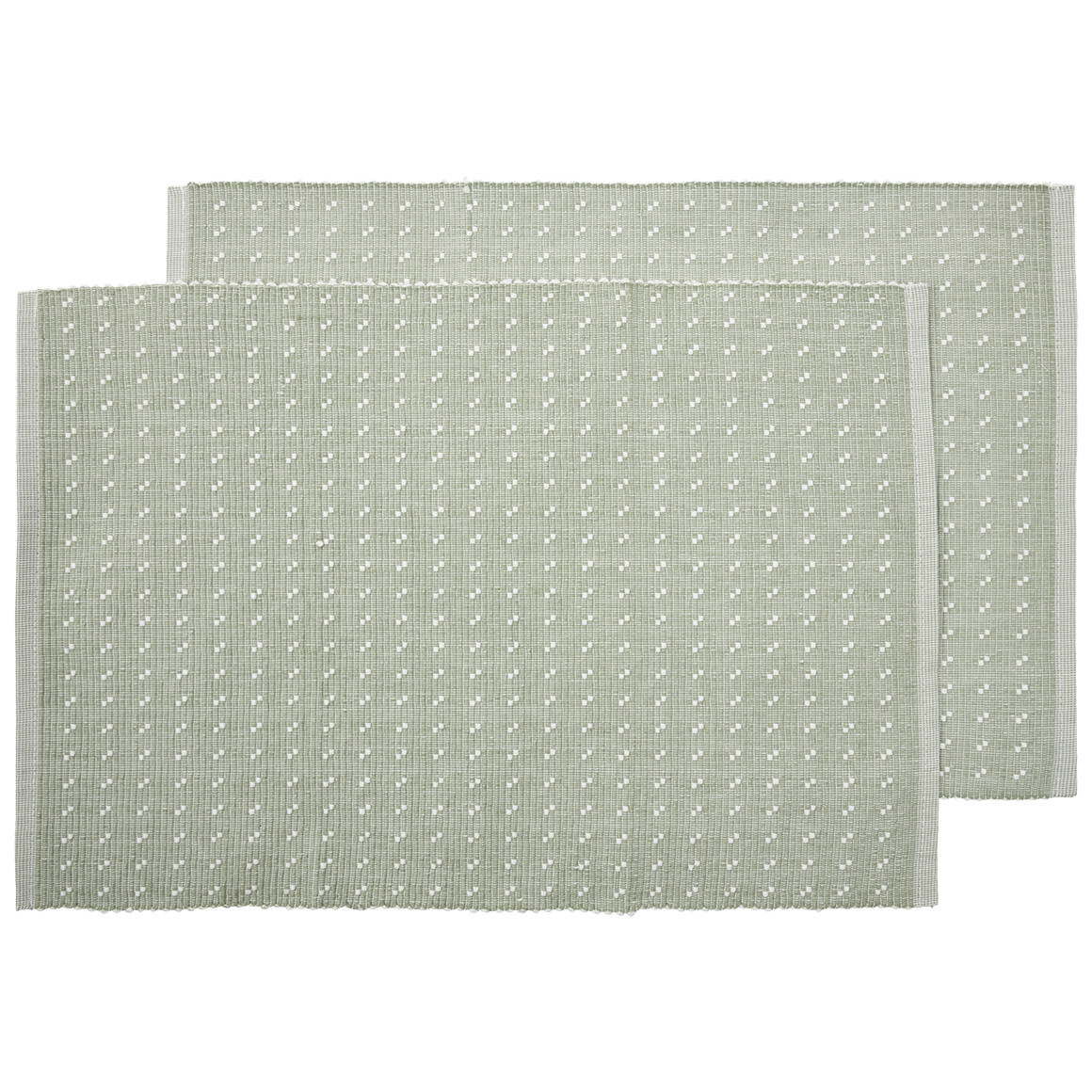 2 Platzsets mit Allover-Muster