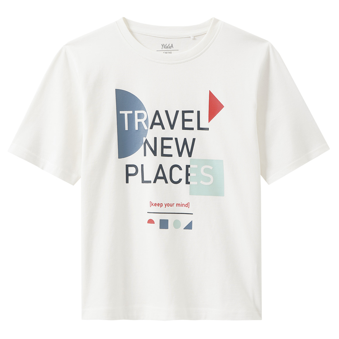 Jongens T-shirt met borstprint