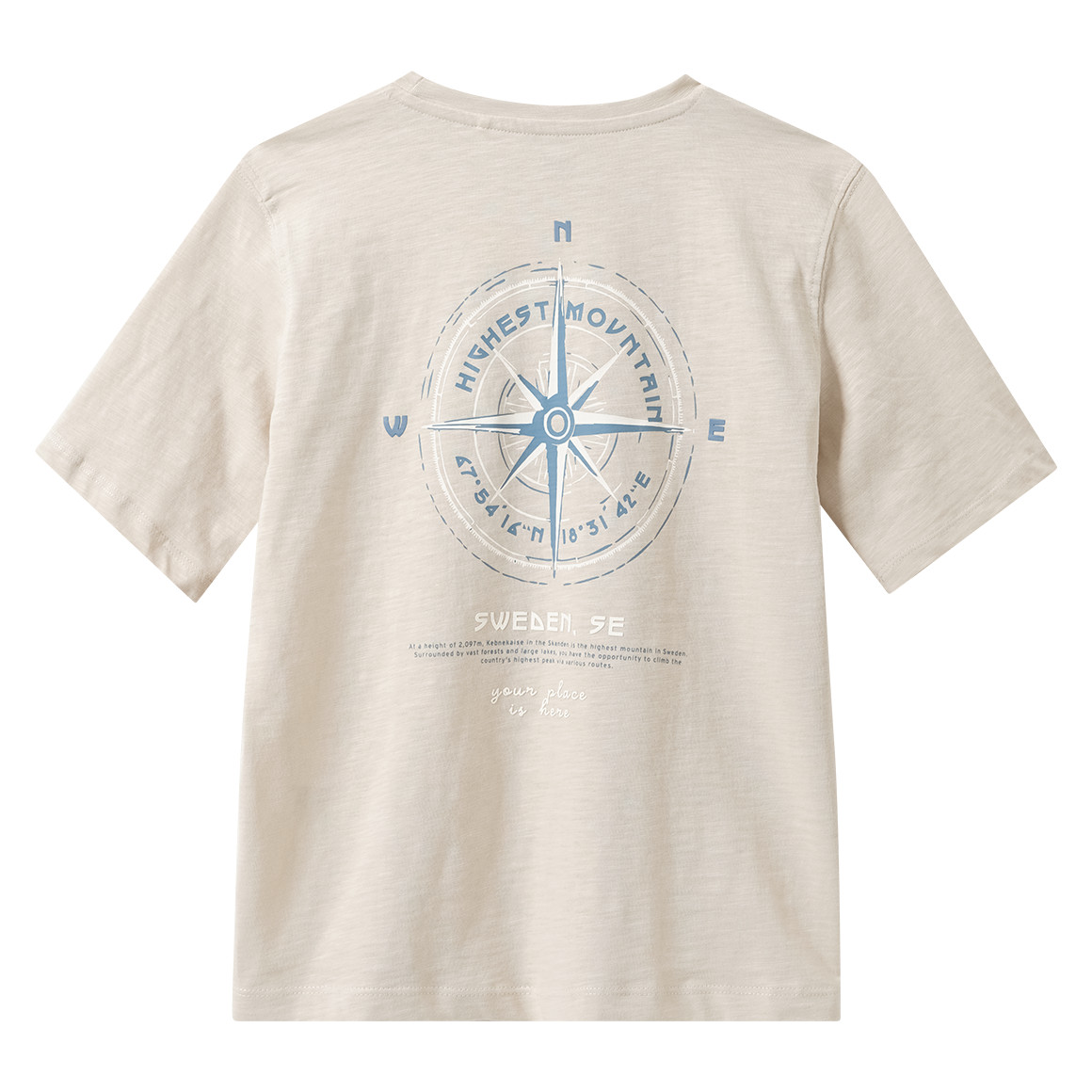 Jungen T-Shirt mit Rückenprint