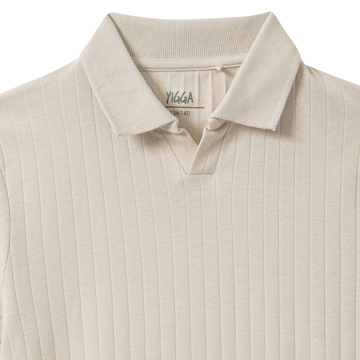 Jungen Poloshirt mit Rippstruktur