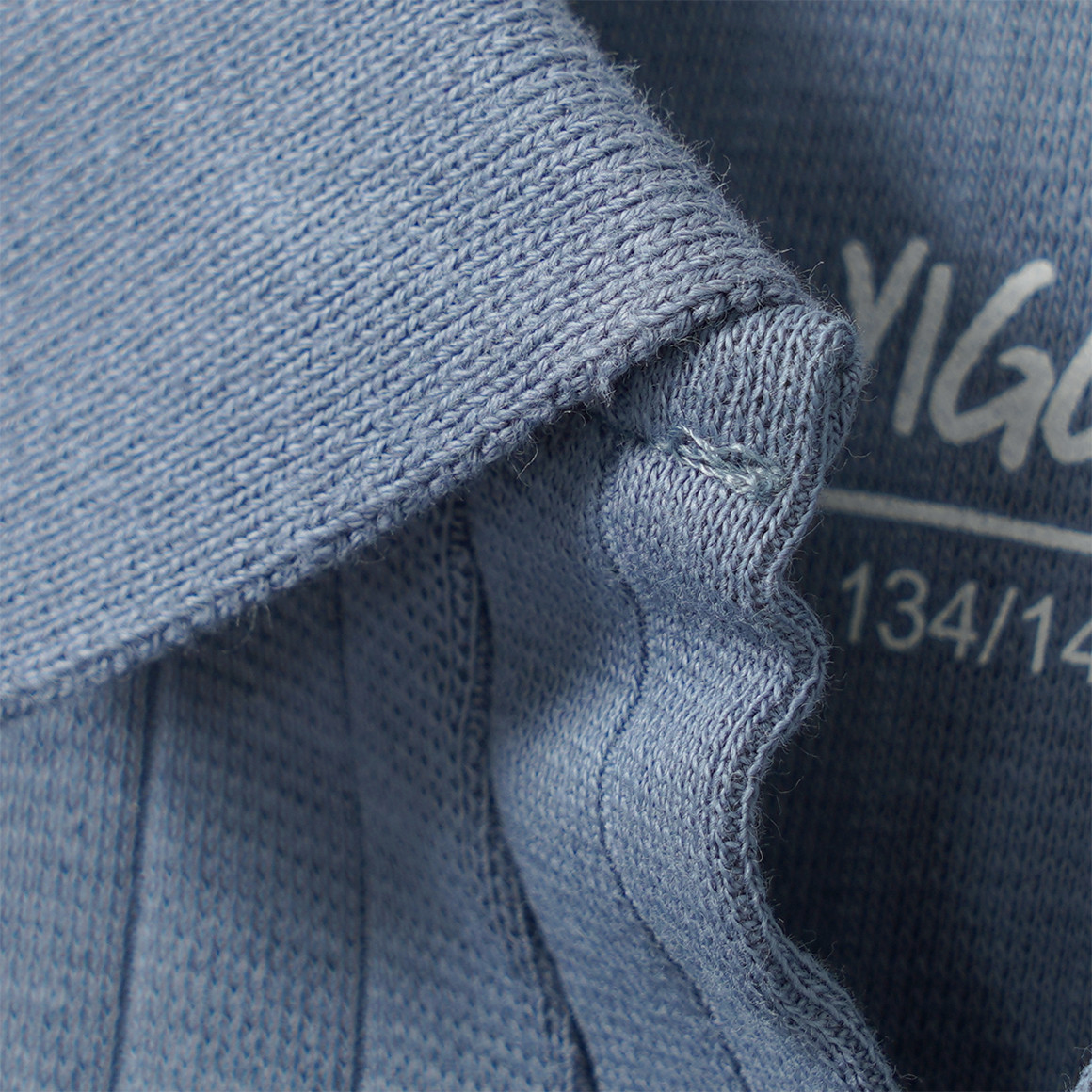 Jungen Poloshirt mit Rippstruktur
