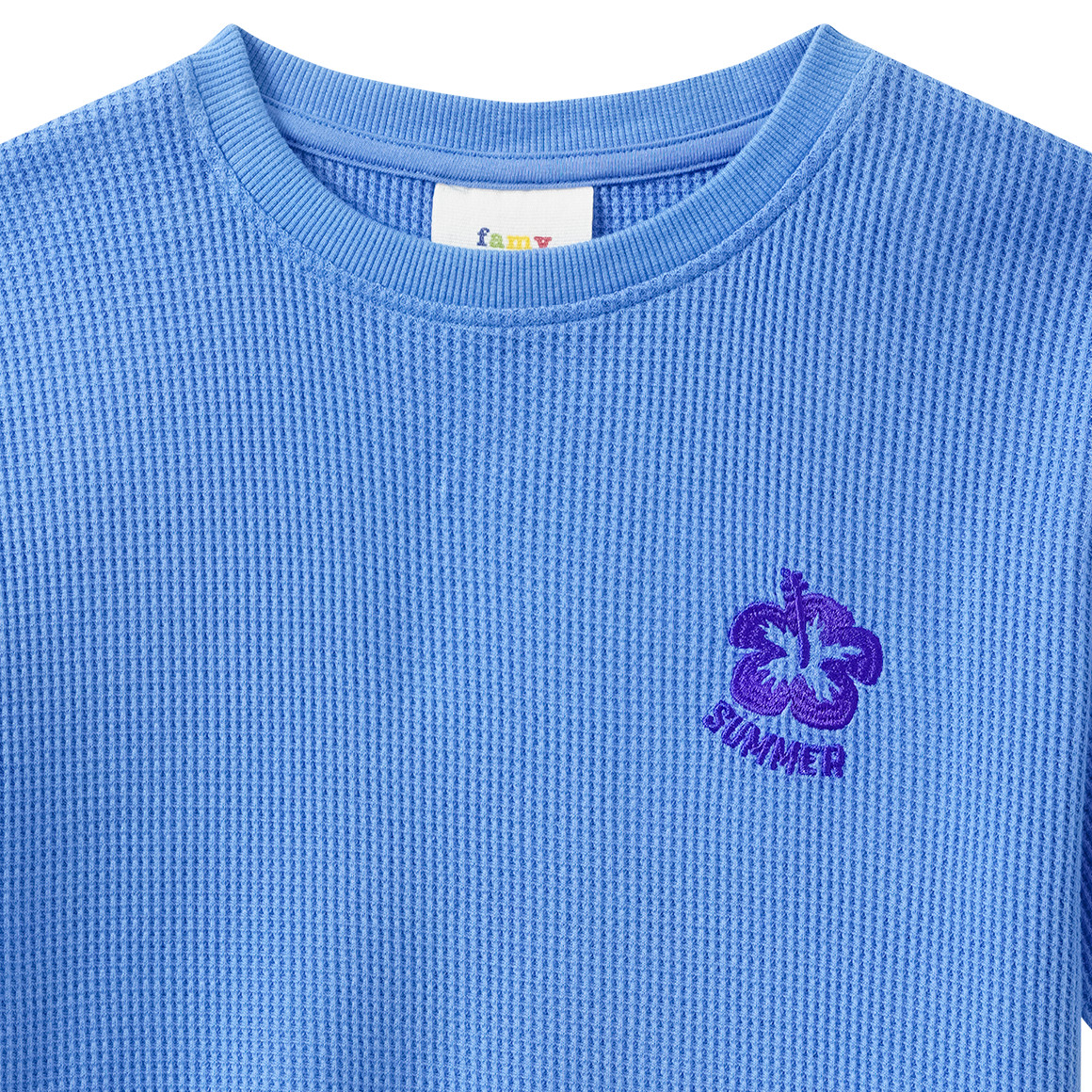 Jungen T-Shirt mit Waffelstruktur
