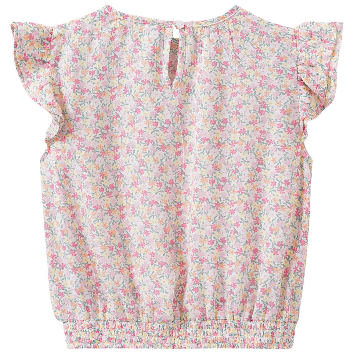 Mädchen Blusenshirt Blümchen allover