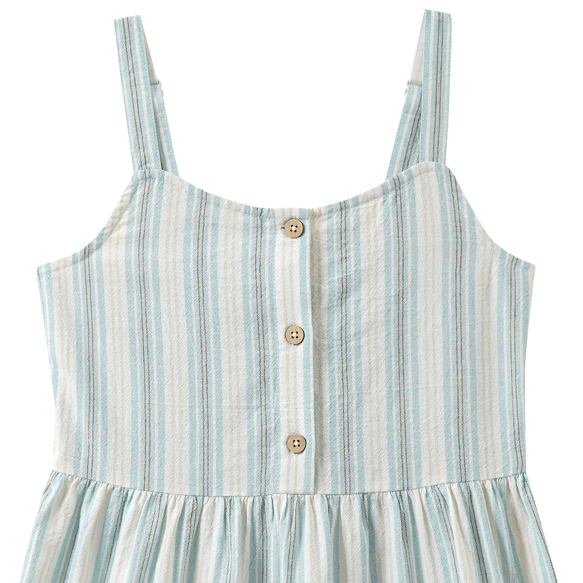 Mädchen Kleid im Streifen-Look