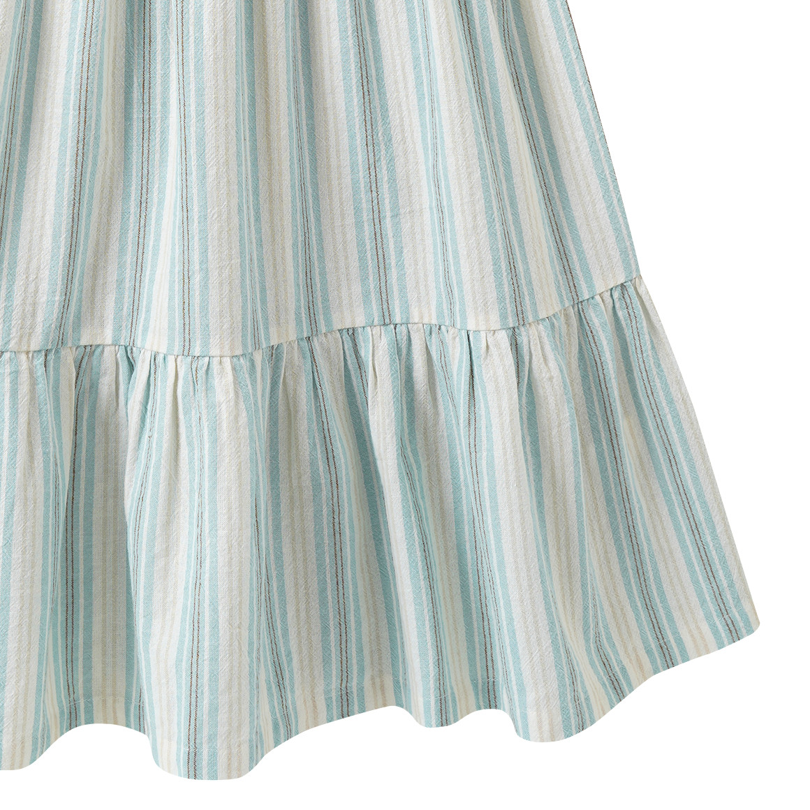 Mädchen Kleid im Streifen-Look