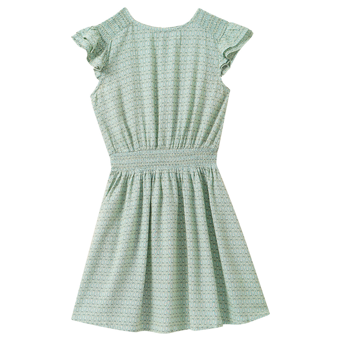Mädchen Kleid mit Allover-Muster