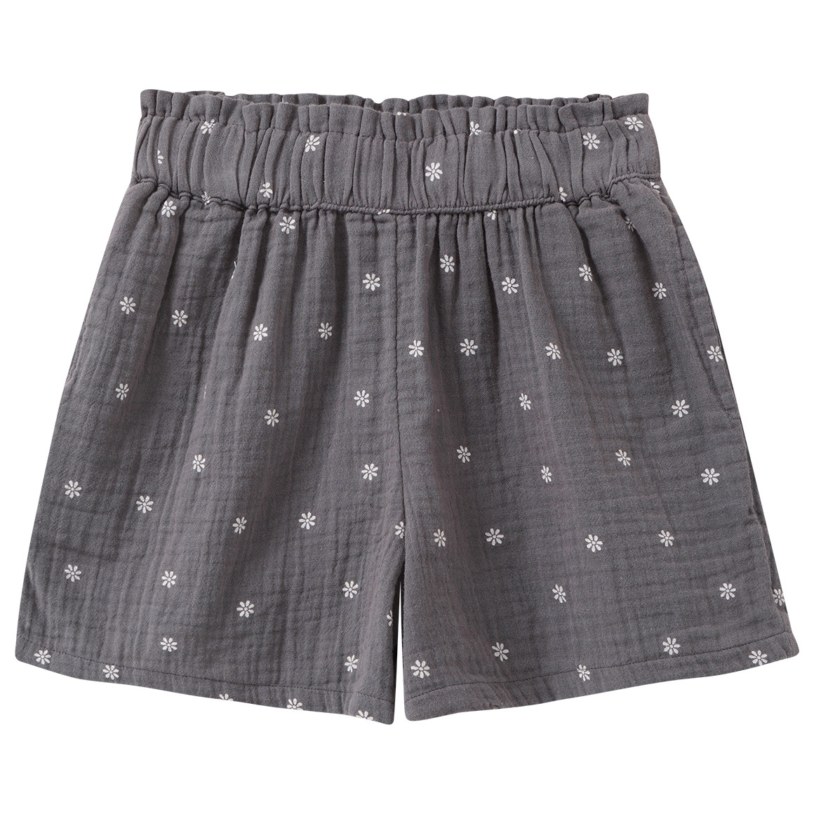 Mädchen Musselin-Shorts mit Blumen-Allover
