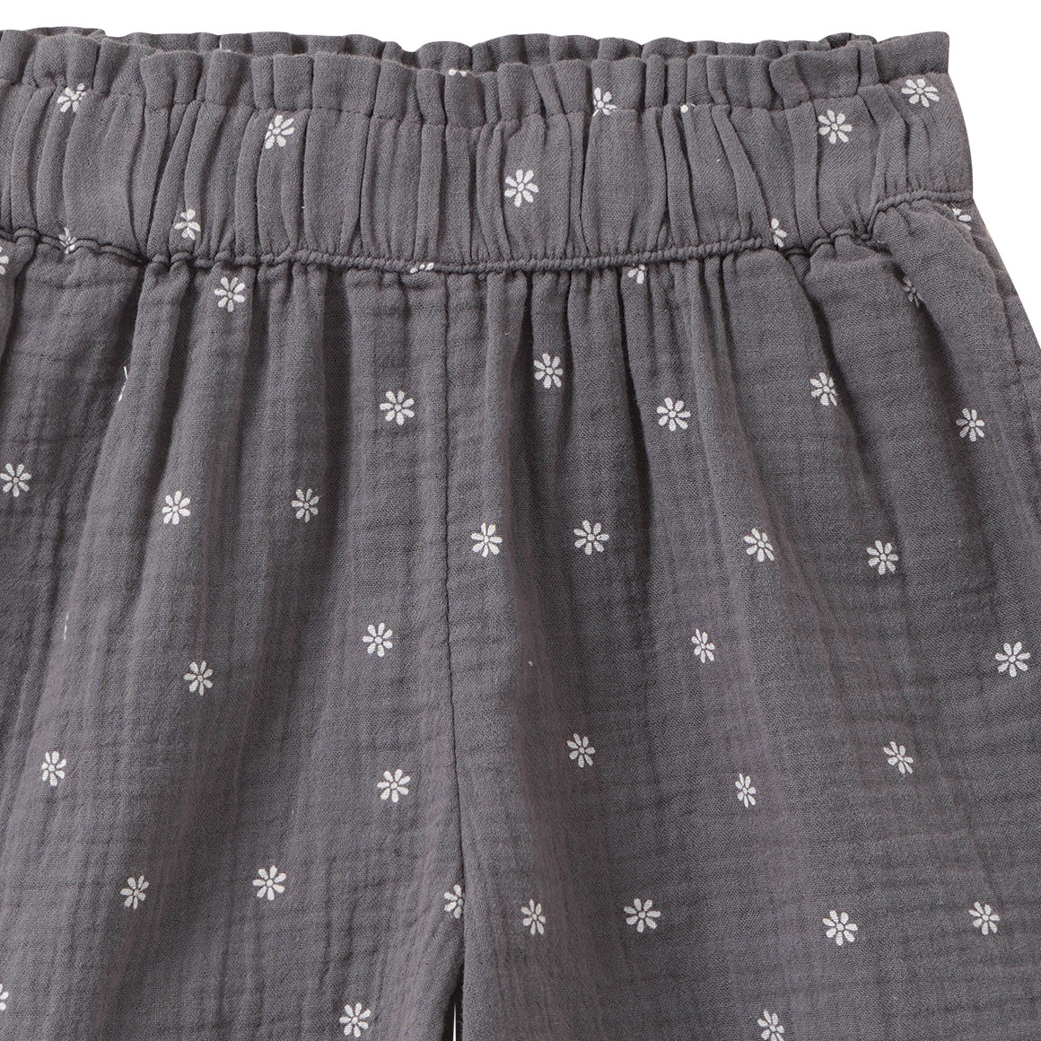 Mädchen Musselin-Shorts mit Blumen-Allover