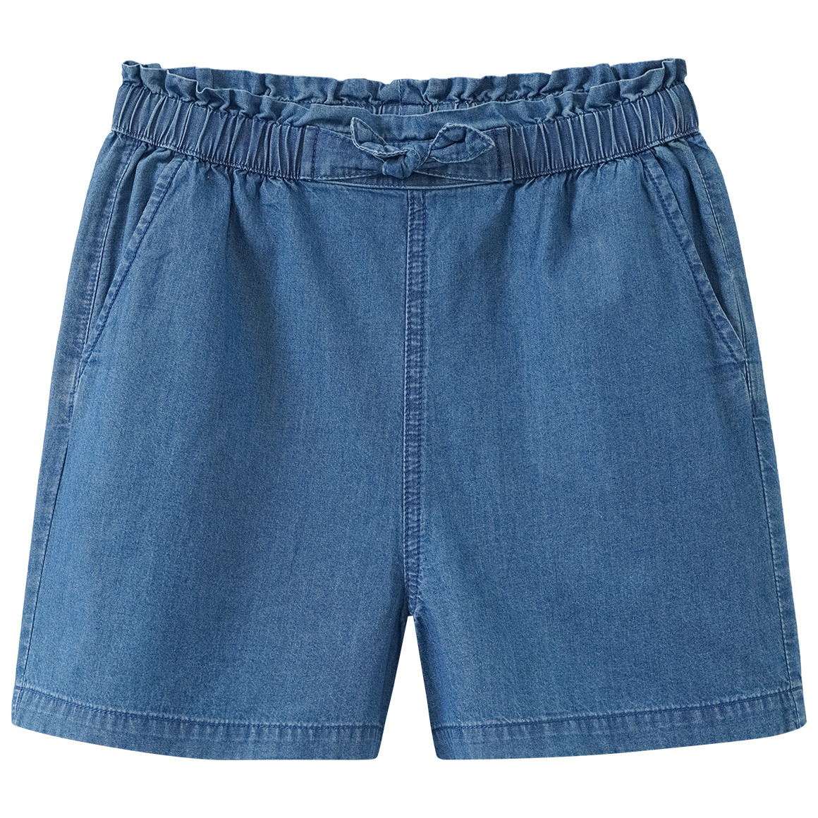 Mädchen Shorts aus leichtem Denim