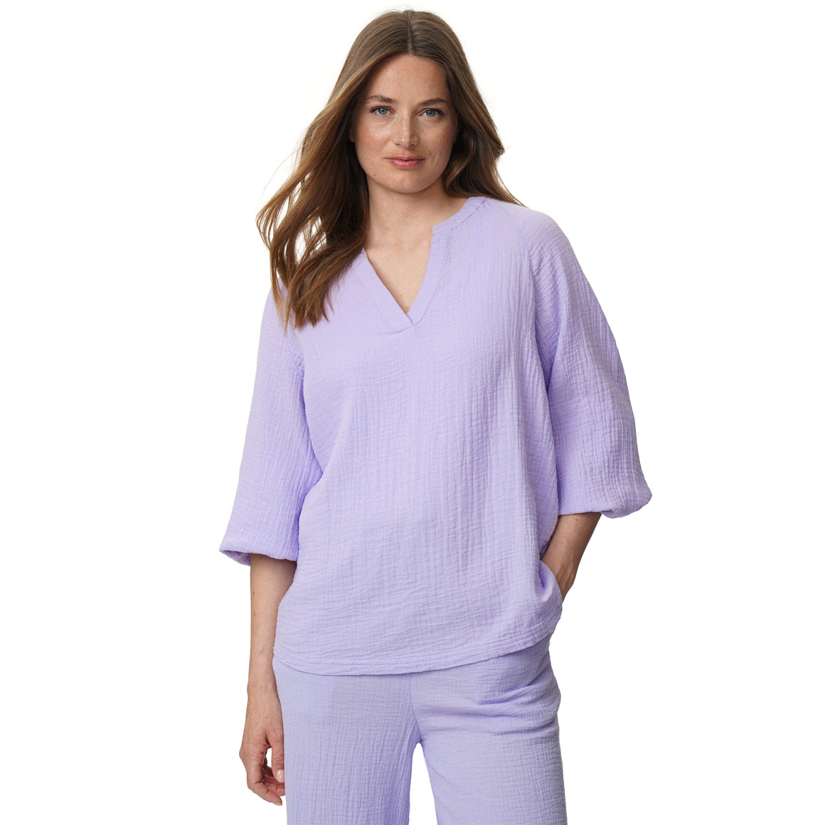 Damen Musselin-Bluse aus Bio-Baumwolle