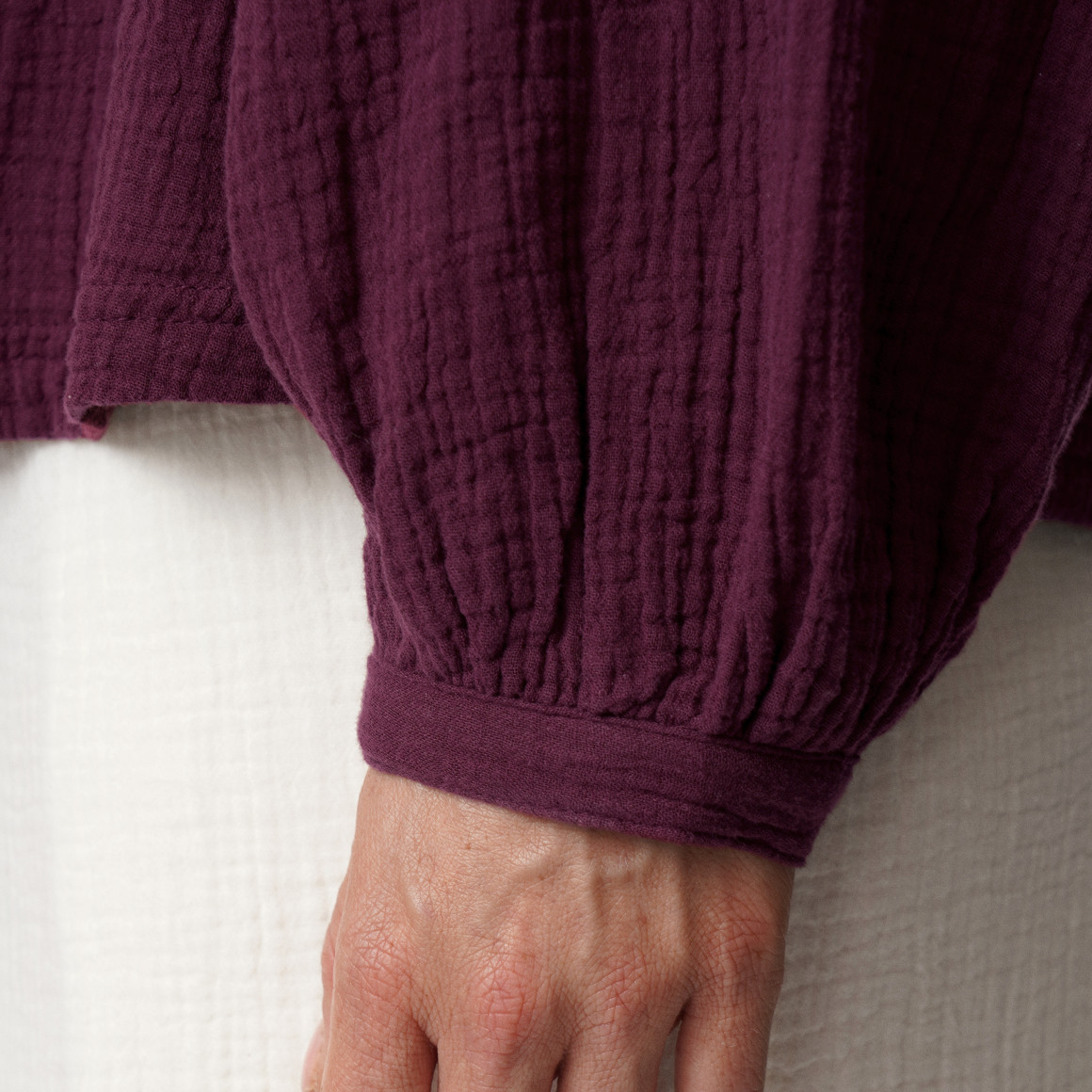 Damen Musselin-Bluse aus Bio-Baumwolle