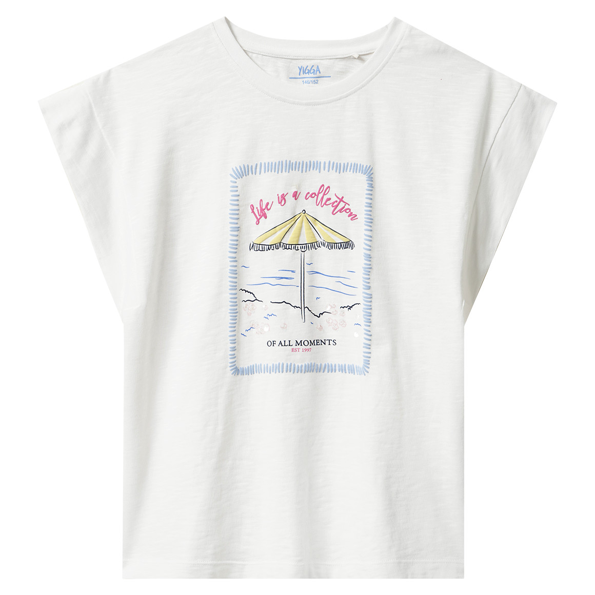 Meisjes T-shirt met all-over print