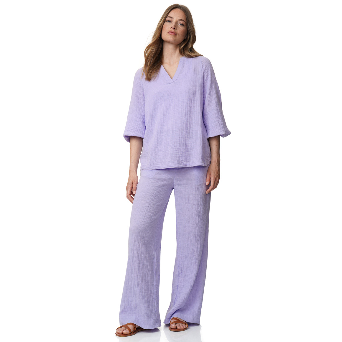 Damen Musselin-Hose aus Bio-Baumwolle