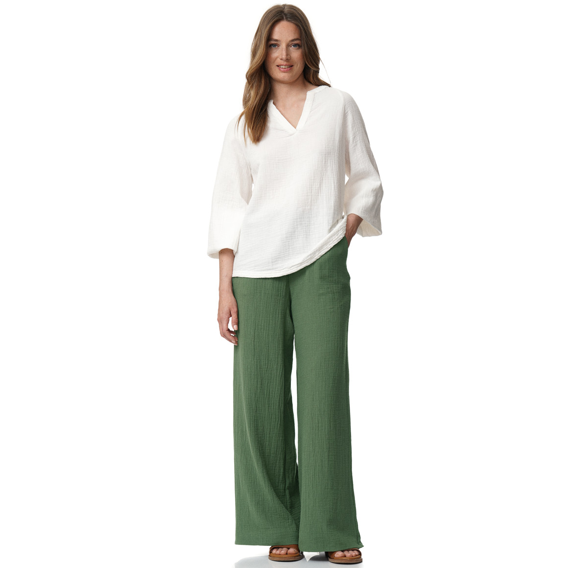 Damen Musselin-Hose aus Bio-Baumwolle