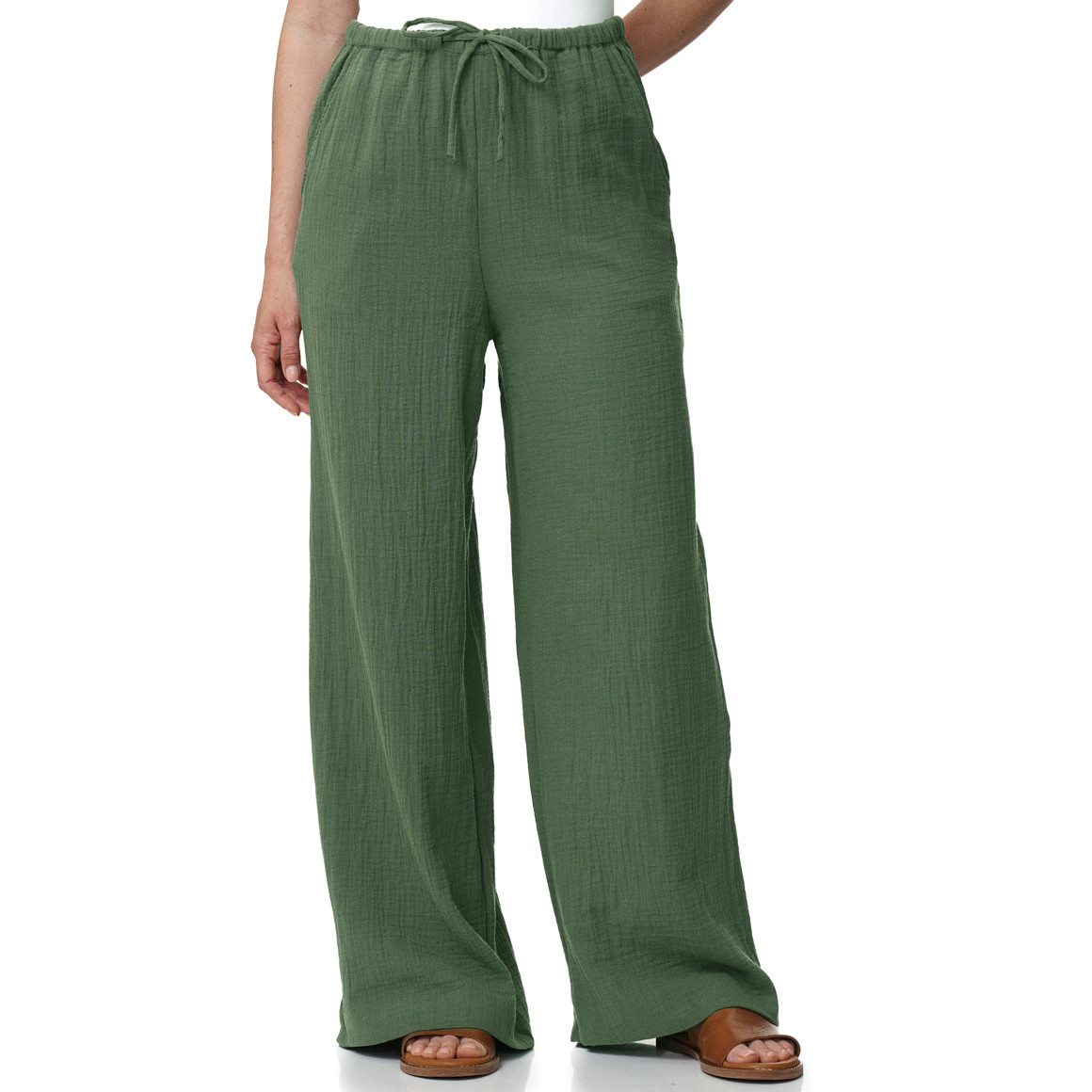 Damen Musselin-Hose aus Bio-Baumwolle