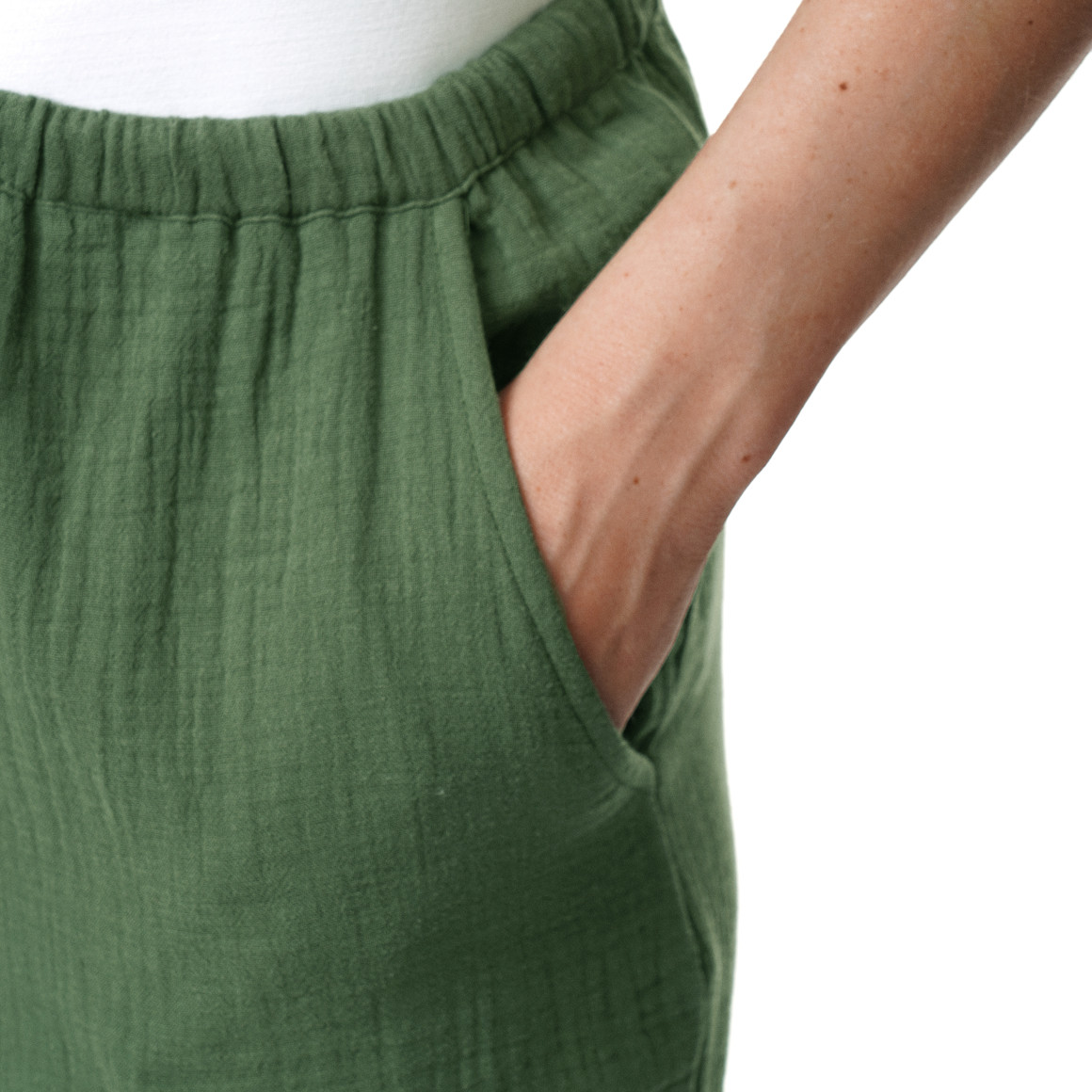 Damen Musselin-Hose aus Bio-Baumwolle