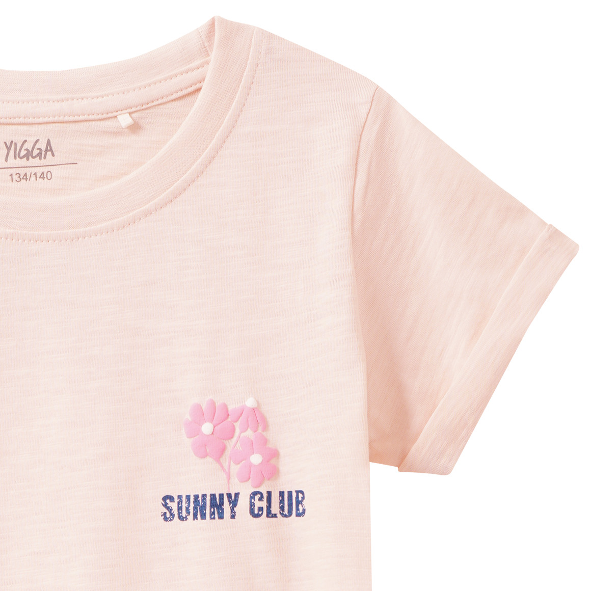 Mädchen T-Shirt mit Rücken-Print