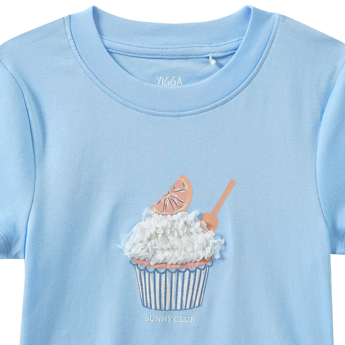 Mädchen T-Shirt mit Eis-Motiv