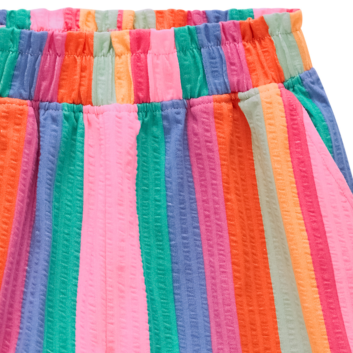 Mädchen Shorts mit bunten Streifen