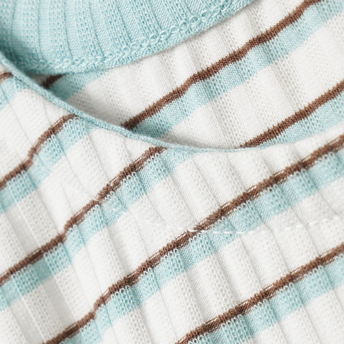 Mädchen T-Shirt mit Rippstruktur