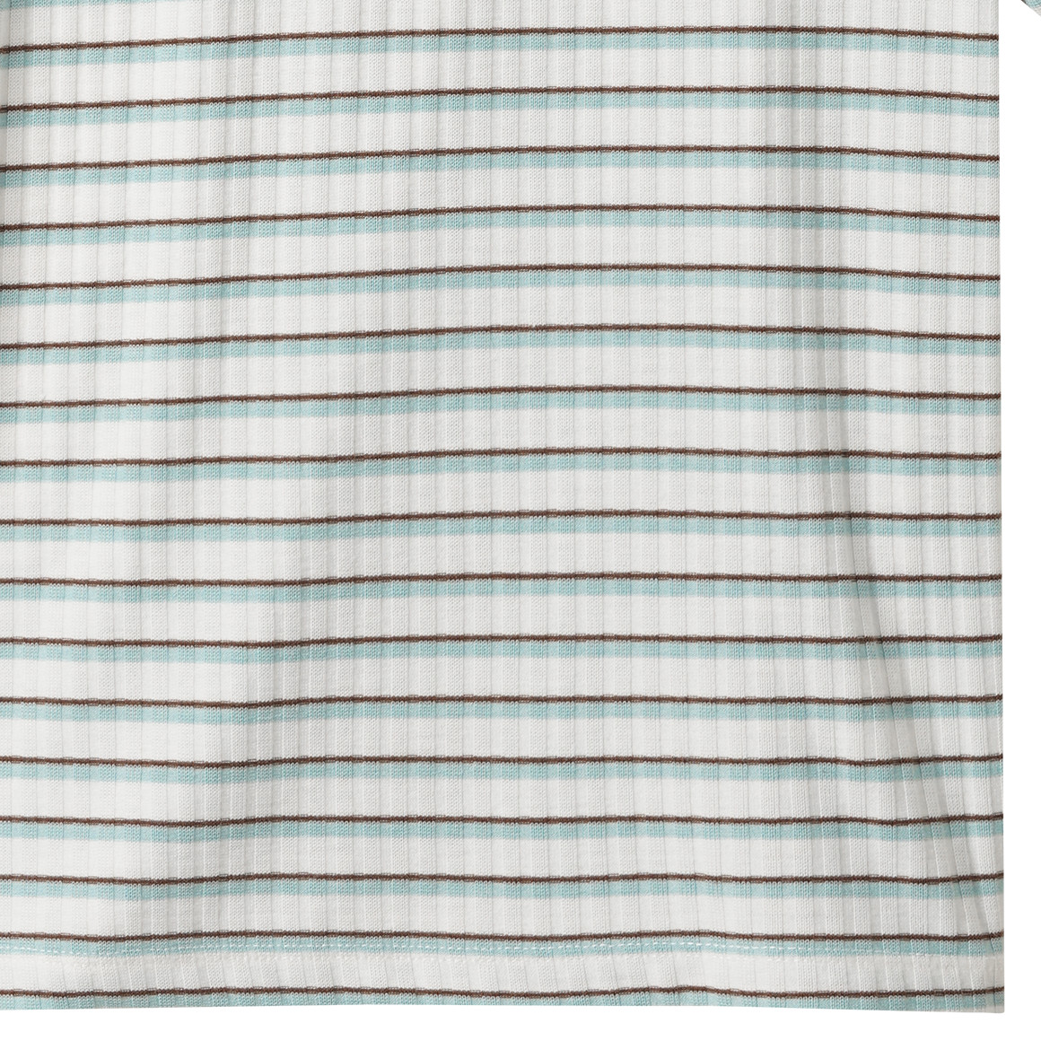 Mädchen T-Shirt mit Rippstruktur