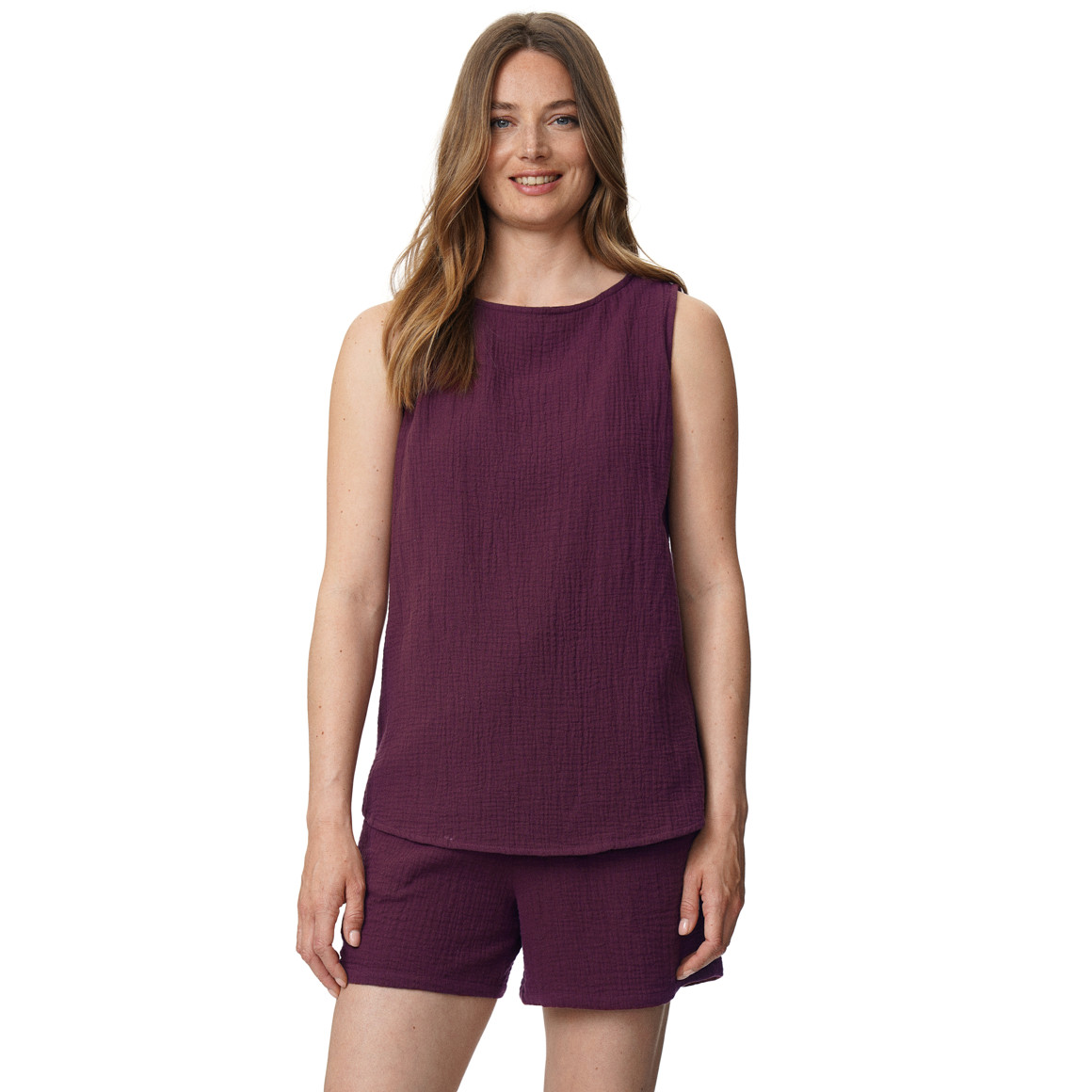 Damen Musselin-Top aus Bio-Baumwolle