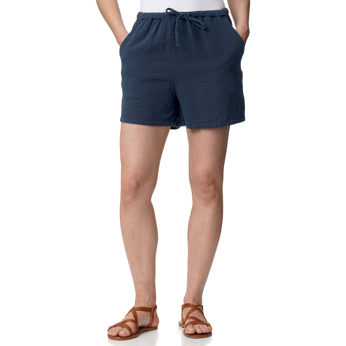Damen Musselin-Shorts aus Bio-Baumwolle