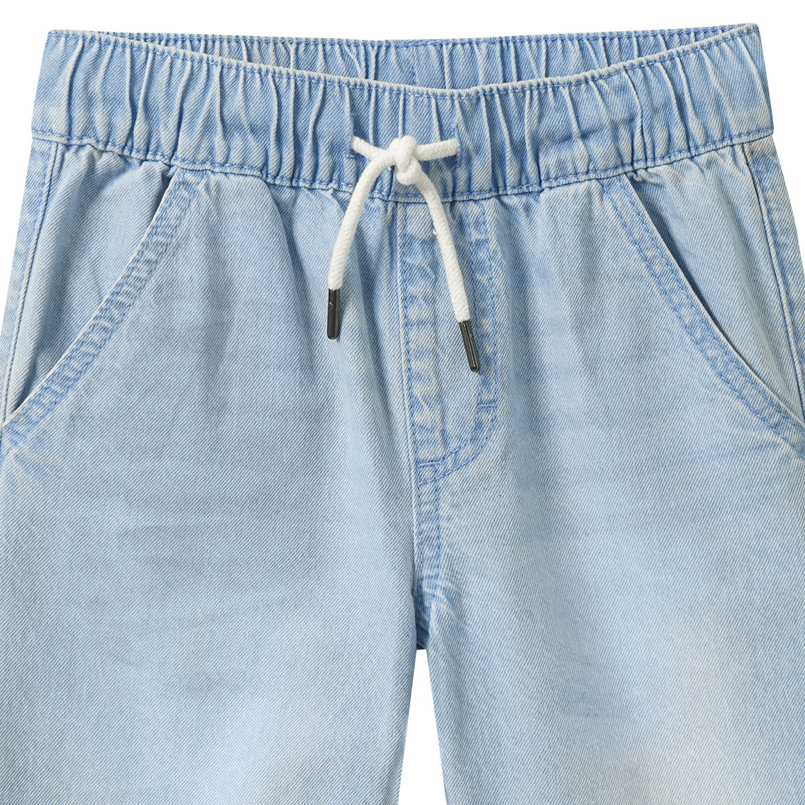 Jungen Pull-On Jeans-Shorts mit Tunnelzug