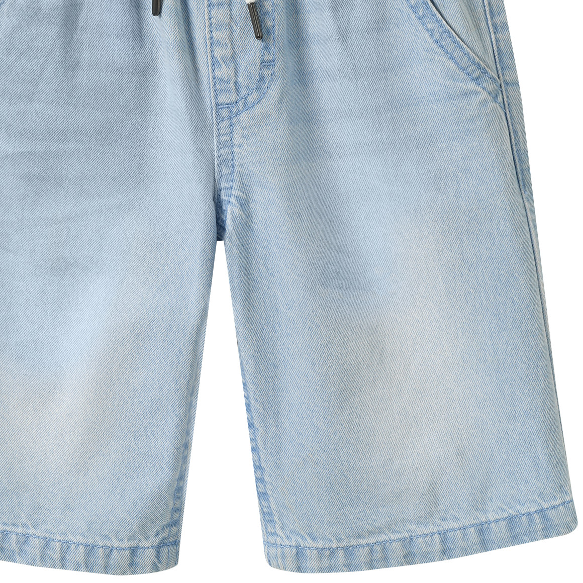 Jungen Pull-On Jeans-Shorts mit Tunnelzug