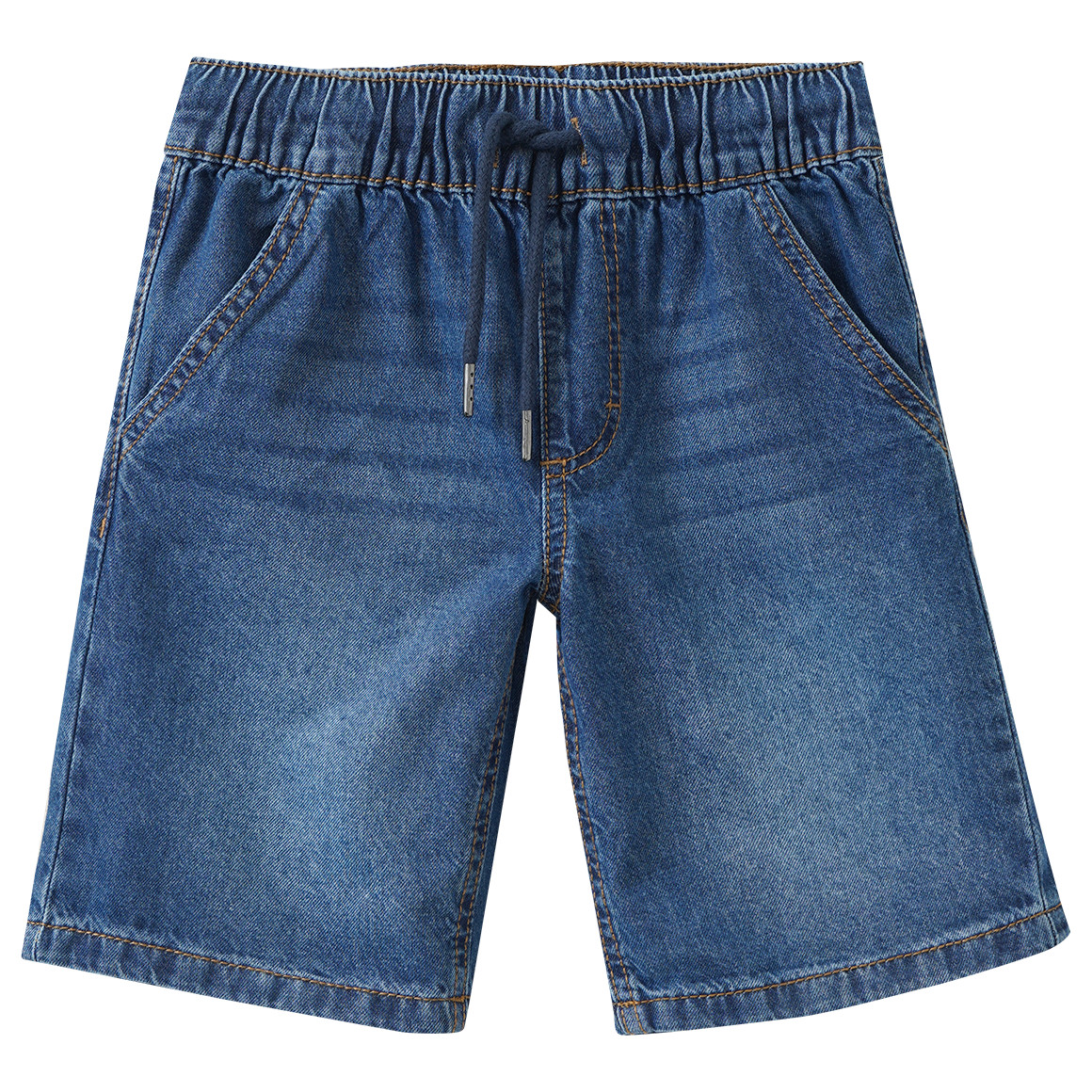 Jungen Pull-On Jeans-Shorts mit Tunnelzug
