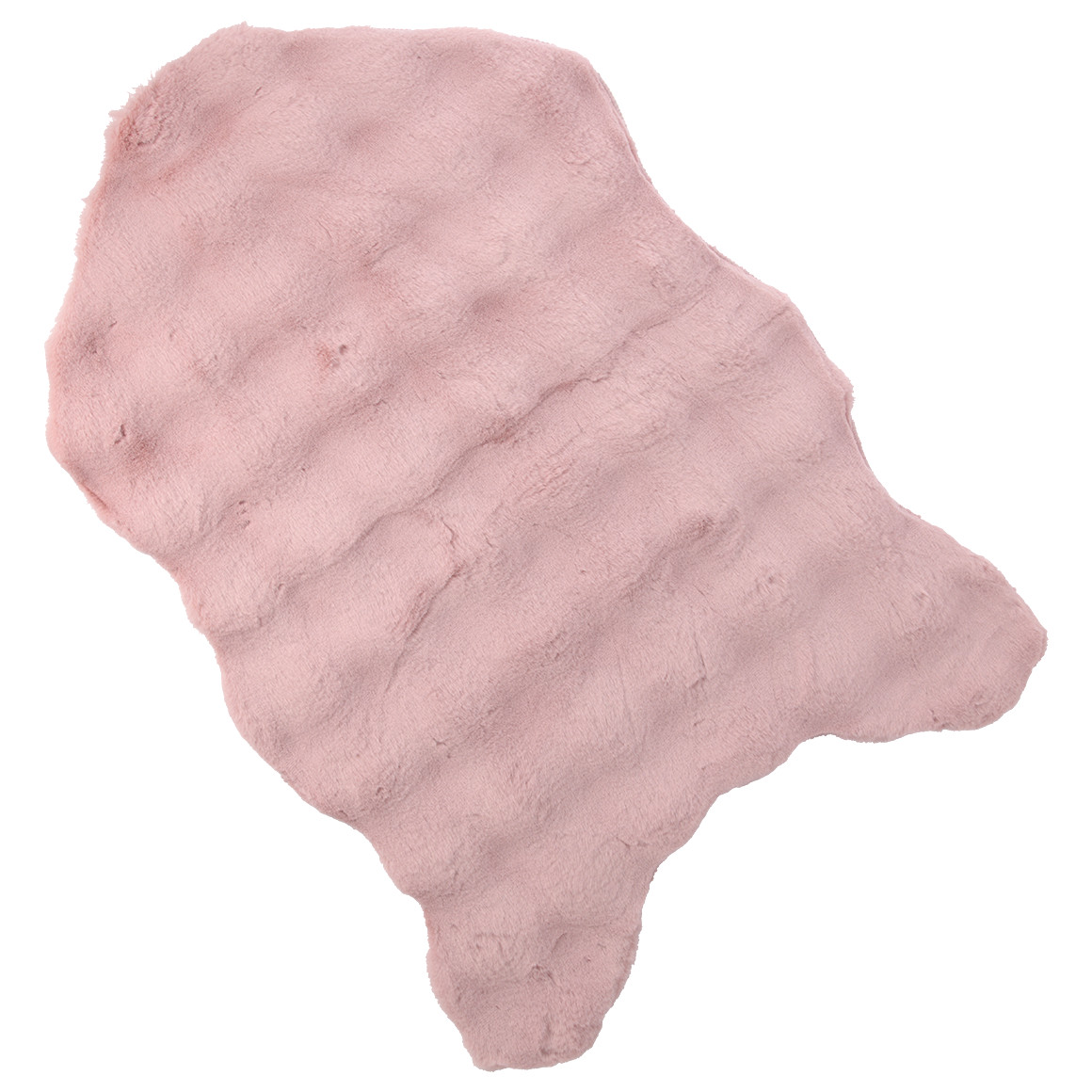 Tapijt van imitatiebont in langwerpige vorm