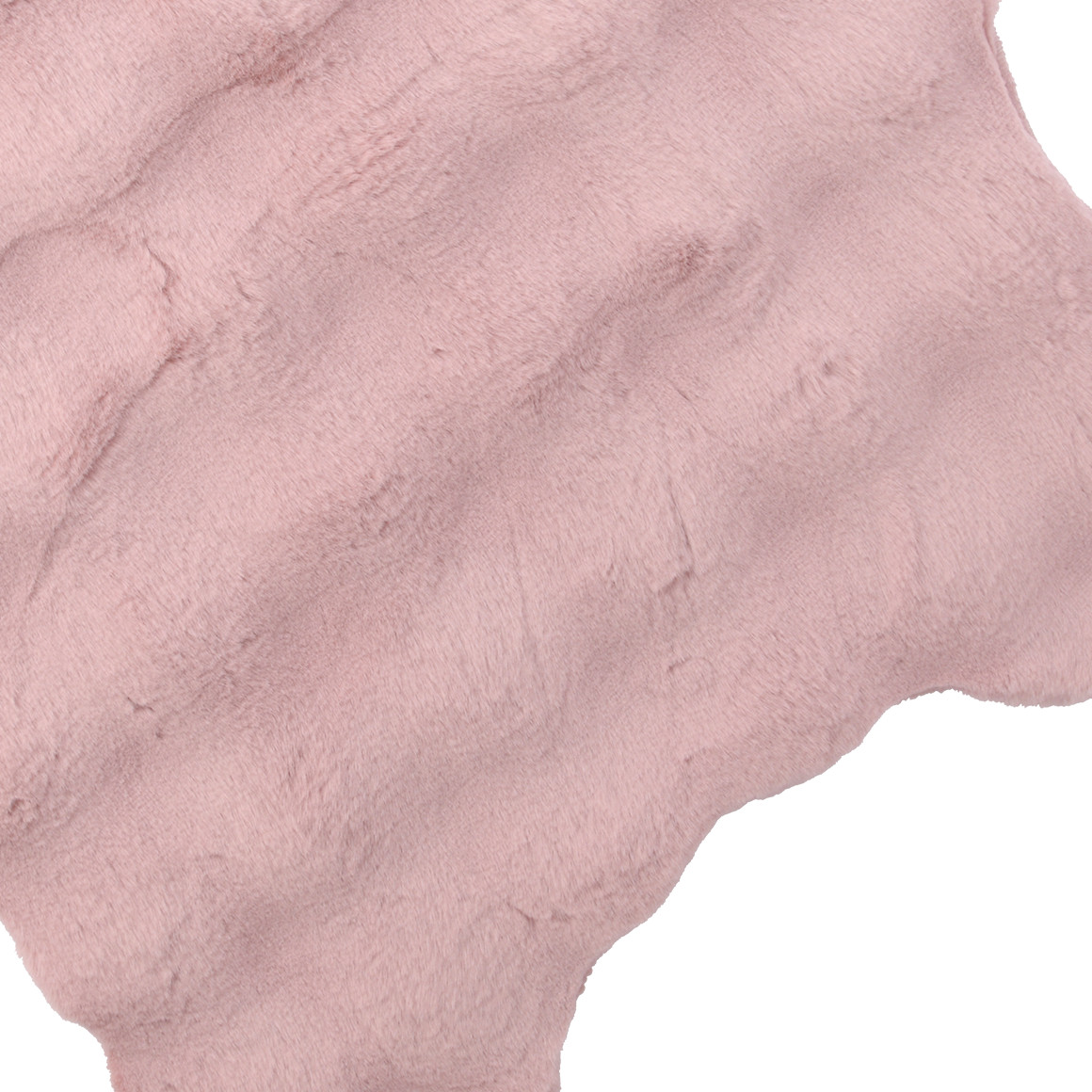 Tapijt van imitatiebont in langwerpige vorm