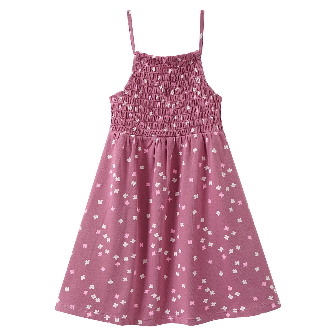 Mädchen Kleid mit Blumen-Prints