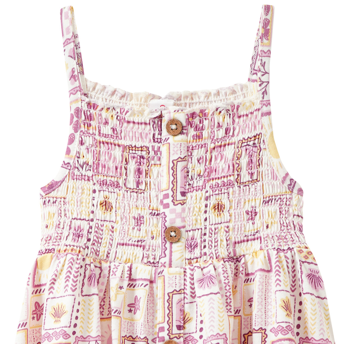 Mädchen Kleid im Patchwork-Dessin