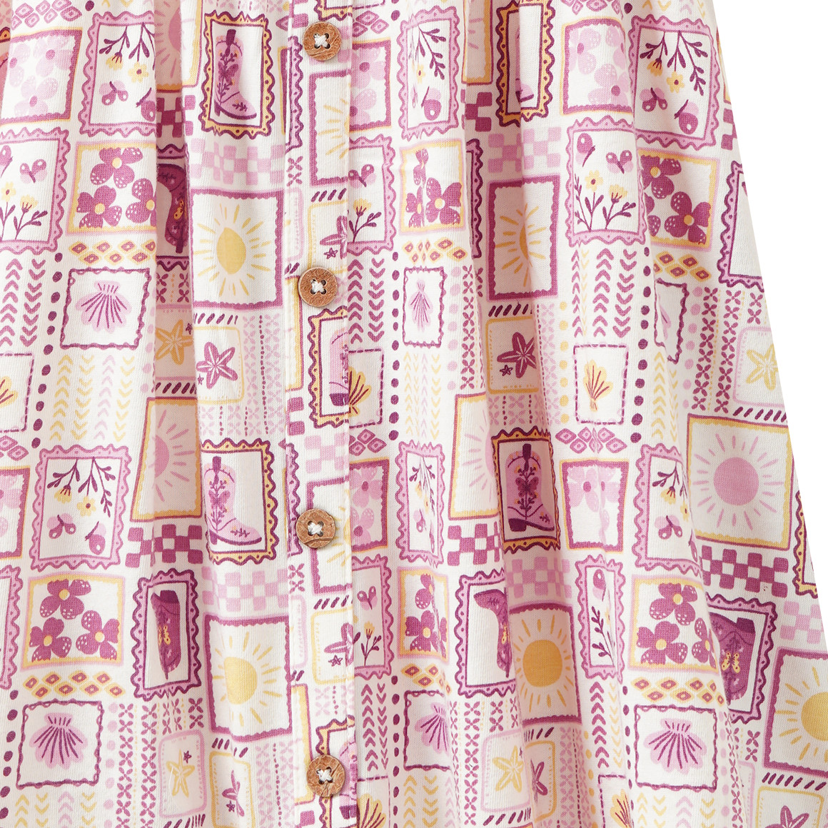 Mädchen Kleid im Patchwork-Dessin