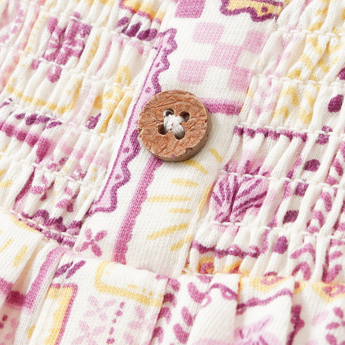 Mädchen Kleid im Patchwork-Dessin