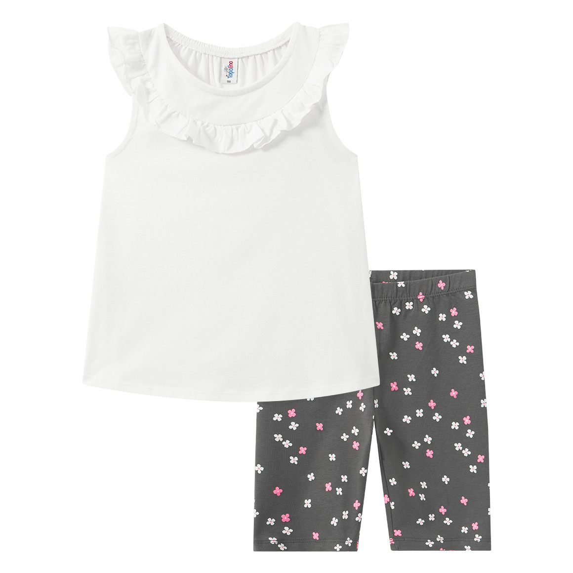 Mädchen Set aus Top und Radler