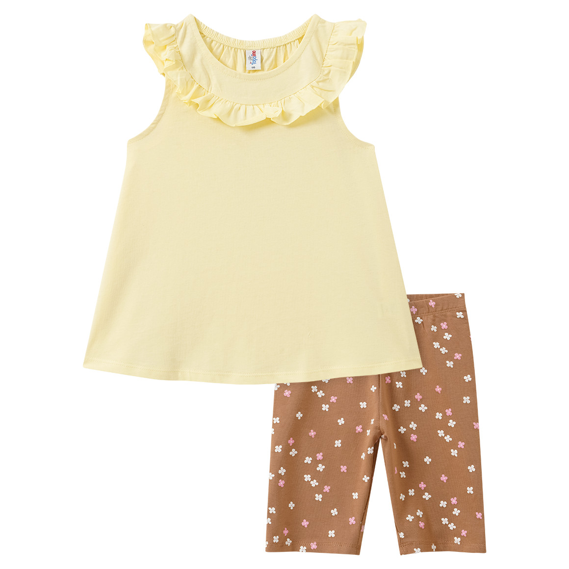 Mädchen Set aus Top und Radler
