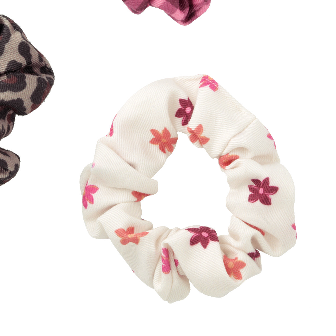 3 Scrunchies in verschiedenen Dessins