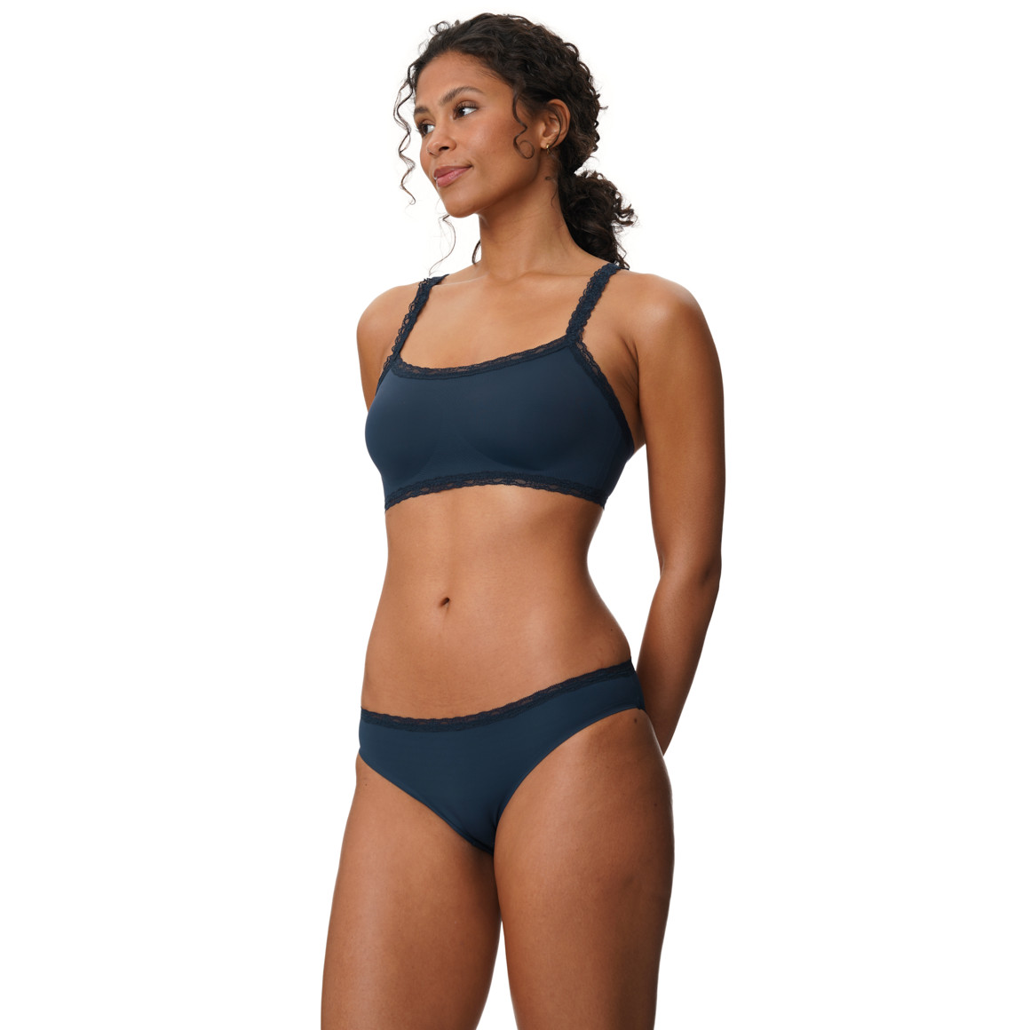 Damen Slip mit Spitze