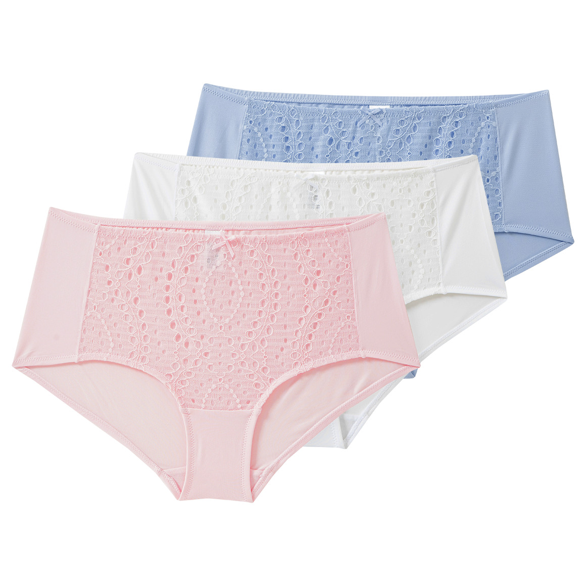 3 Damen Hipster mit Spitze