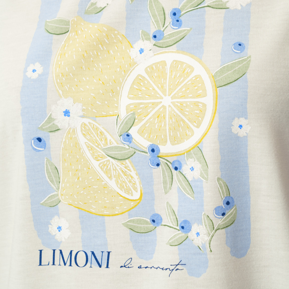 Damen Schlafshirt mit Zitronen-Print