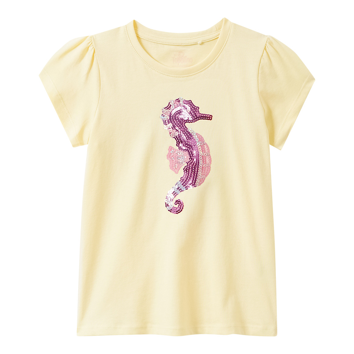Mädchen T-Shirt mit Pailletten