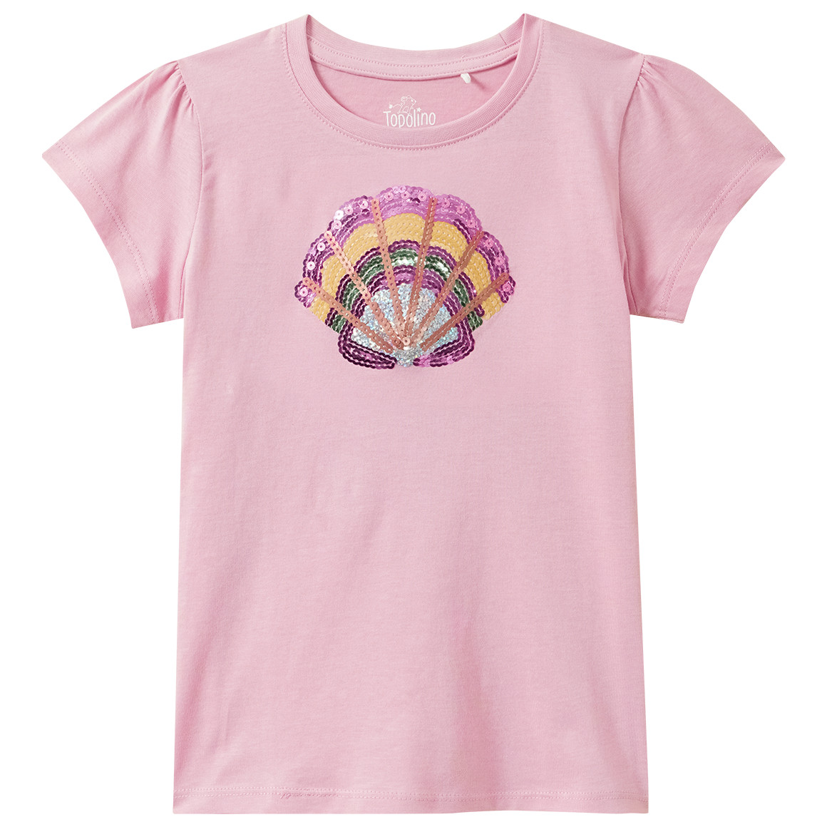 Mädchen T-Shirt mit Pailletten