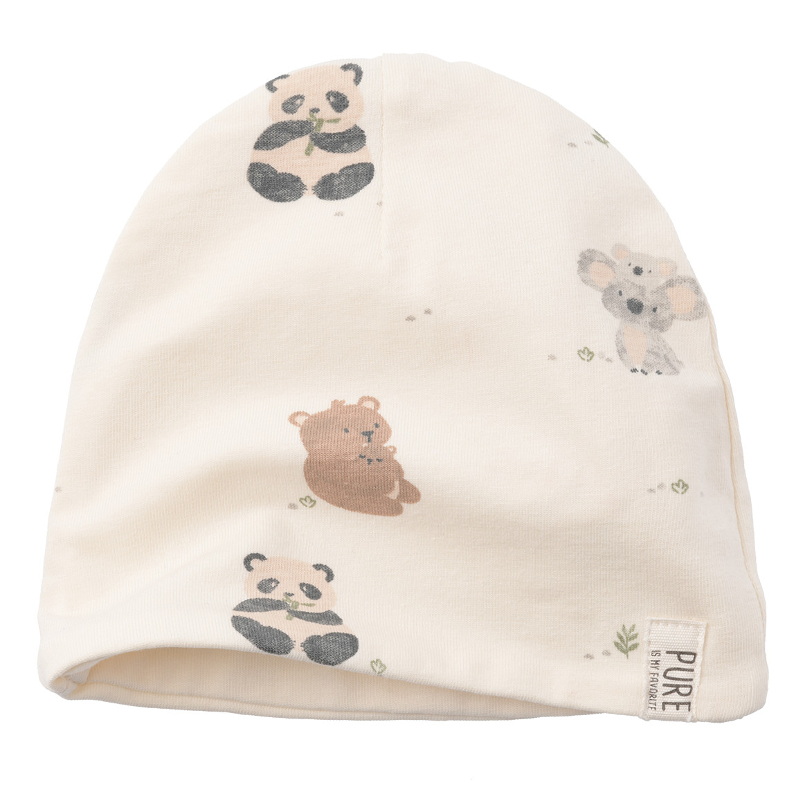 Baby Mütze mit Tier-Allover