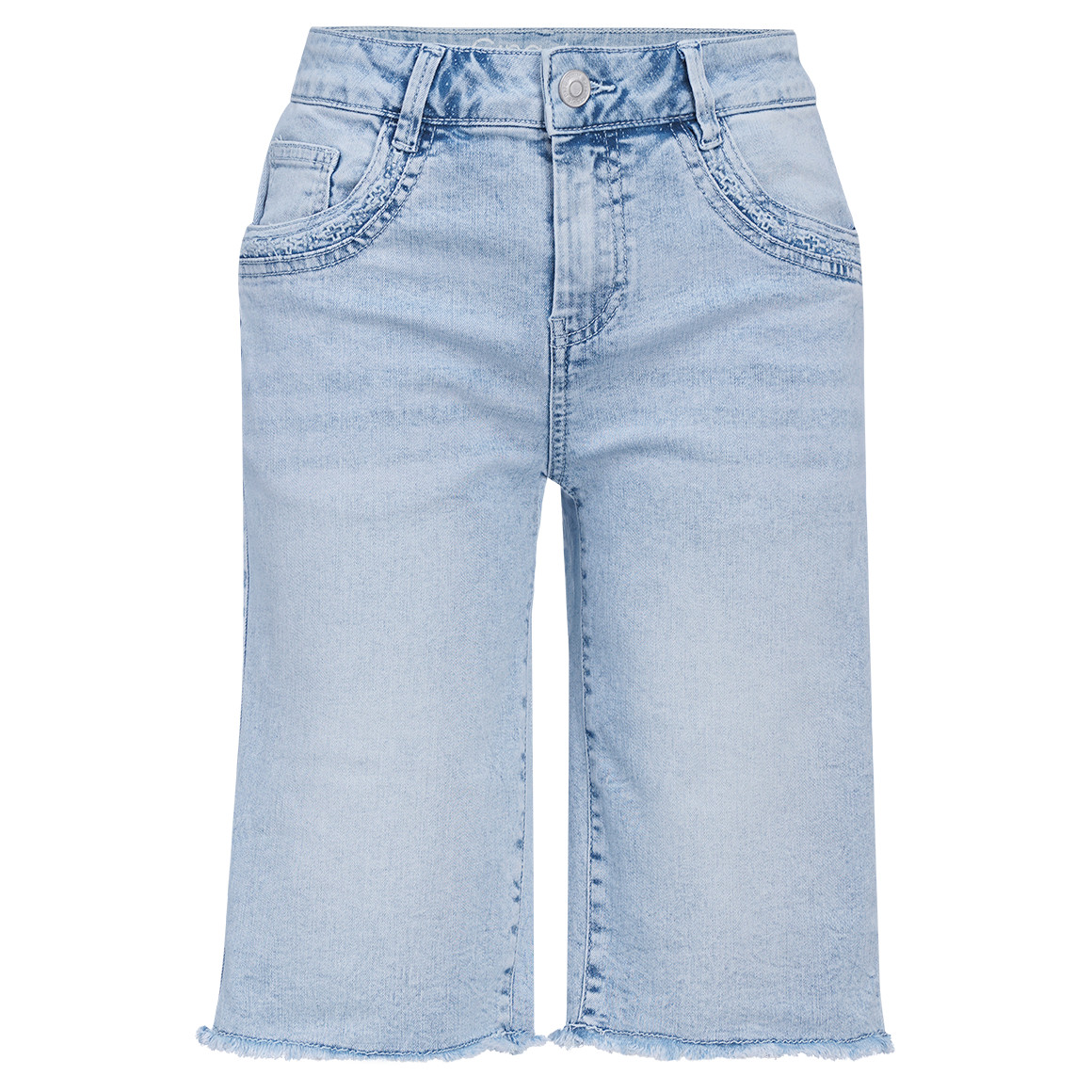 Damen Jeansshorts mit Knopf